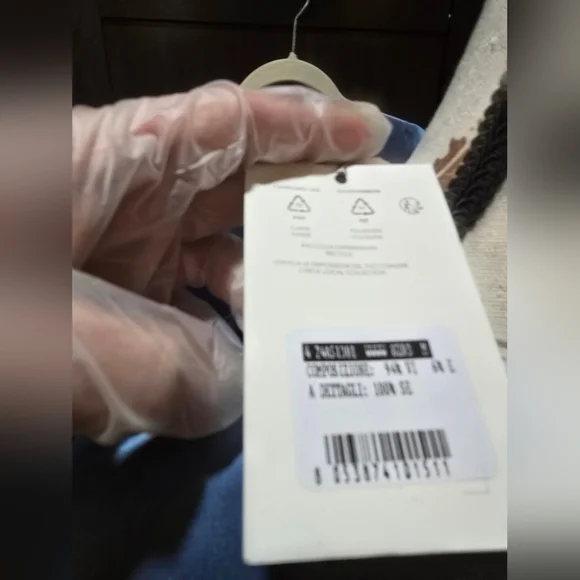 Frette Cascade Lounge Collection 2026 NWT 2 Pieces Top/ Pants Blue Silk/ Cotton - Picture 11 of 17